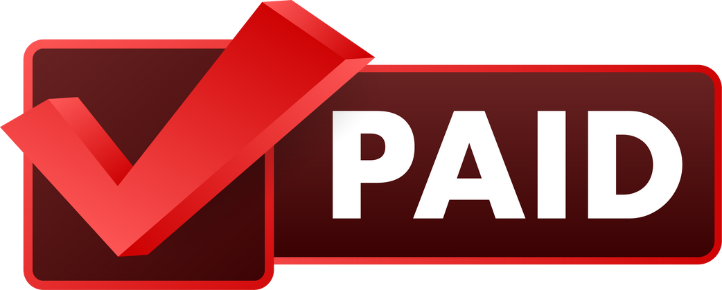 Vintage paid, great design for any purposes. Vector stock illustration.